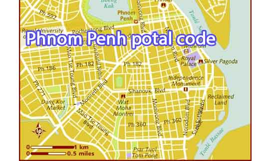 Phnom Penh Zip Code For All District Can Commune Of Phnom Penh City ...