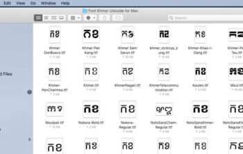 All Khmer Unicode fonts for Mac OS. font Khmer Unicode for Mac