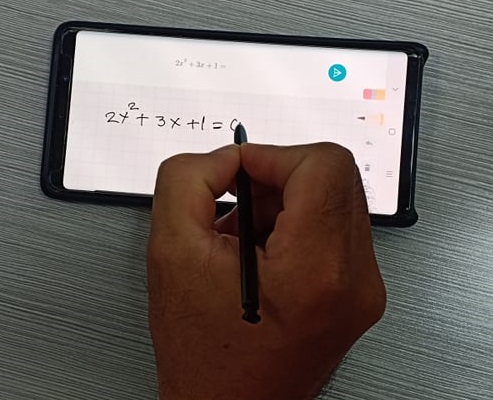 math input by pen input